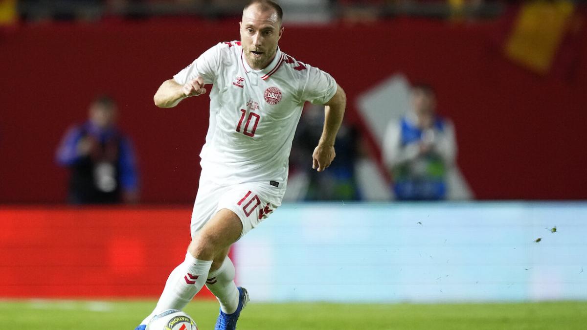 Denmark playmaker Christian Eriksen